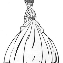 Admirable Printable Dresses Coloring Pages Templates