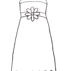 Eminent Dress Coloring Pages To Download And Print For Free