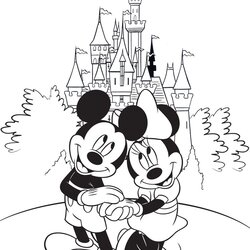 Pin On Disney Coloring Pages Printable Sheets Mouse Mickey Choose Board Castle Princess