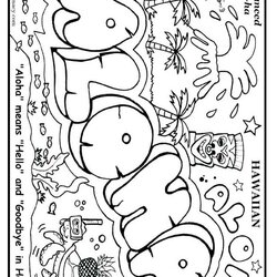 Peerless Free Hawaiian Printable Templates Hawaii Coloring Pages