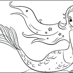 Peerless Mermaid Coloring Pages To Print At Free Printable Cartoon Color Online