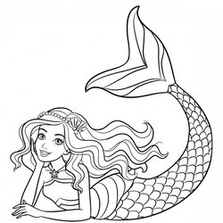 Superior Printable Mermaid Coloring Pages