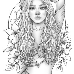 Superb Realistic Coloring Pages