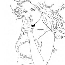 The Highest Quality Realistic Girl Coloring Pages At Free Printable Girls Teen Cool Teenage Print Teenagers