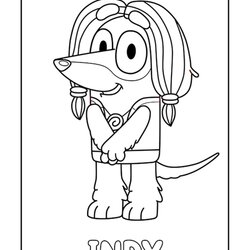 Free Indy Coloring Page