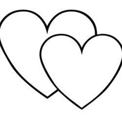 The Highest Quality Coloring Pages Hearts Free Printable For Day Heart Valentine