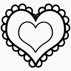 Tremendous Coloring Pages Hearts Free Printable For Day Valentine Heart Color Valentines Kids Sheets Some
