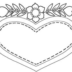 Wonderful Heart Coloring Page For Girls To Print Free Pages No