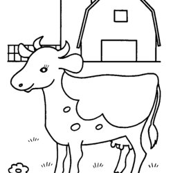 Capital Free Printable Cow Coloring Pages For Kids Baby
