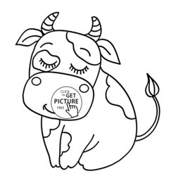 Superb Cow Printable Coloring Pages Templates