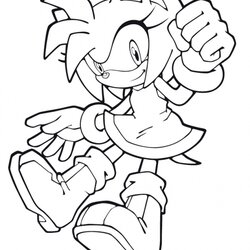High Quality Free Printable Sonic The Hedgehog Coloring Pages Tails