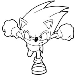 Great Coloring Pages Of Sonic The Hedgehog Home