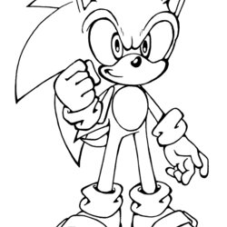 Smashing Sonic The Hedgehog Coloring Pages To Download And Print For Free Sword