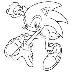 Wonderful Sonic The Hedgehog Coloring Pages Print And Color Super