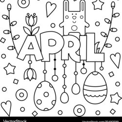 Fantastic Black And White Coloring Page Royalty Free Vector Image