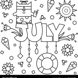 Excellent Black And White Coloring Page Royalty Free Vector Image
