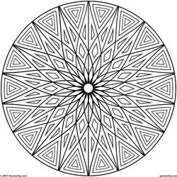 Marvelous Hard Coloring Pages Black And White Get This Online Zoo Mandala Adult