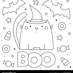 Preeminent Coloring Page Black And White Royalty Free Vector Image