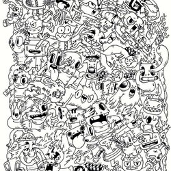Cool Adult Coloring Book Pages Colouring Sheets Graffiti Doodle Choose Board