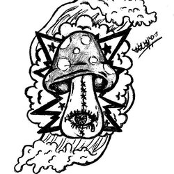 Spiffing Sun And Moon Coloring Pages Grey Ink Mushroom Pictures Easy