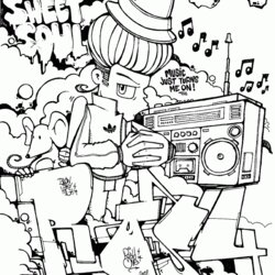 Graffiti Cool Colouring Pages Clip Art Library Teenagers