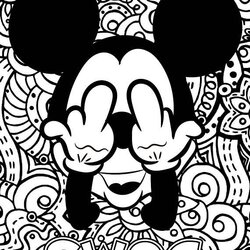 Capital Dope Coloring Pages Home Disney Mandala