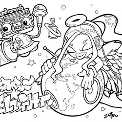 Terrific Pin On Coloring Pages Graffiti Styles Artists