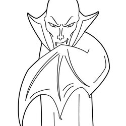 Worthy Free Printable Vampire Coloring Pages For Kids Colour Dracula Count Blood Popular