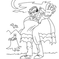 Free Printable Vampire Coloring Pages Pictures To Print