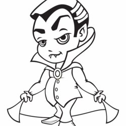 Wizard Free Printable Vampire Coloring Pages For Kids Halloween Cartoon Kid Print Colouring Vampires Baby
