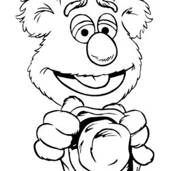 Supreme The Coloring Pages Bear Animal Drawing Drawings Printable Stencils Oscar Sesame Street Grouch Bears