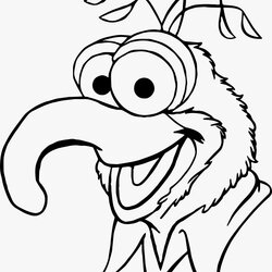 Sterling The Coloring Pages At Free Printable Animals Drawing Muppet Improved Show