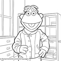 Very Good Coloring Pages At Free Printable Show Muppet Print