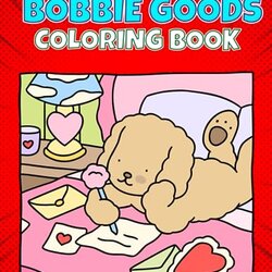 Matchless Bobbie Goods Coloring Book Super Cute Bobby Bear