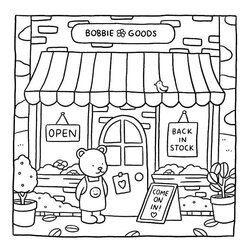 Superb Coloring Pages Bobbie Goods Book Detailed