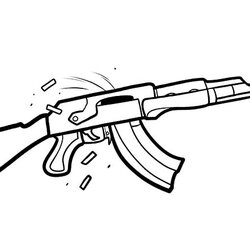 Spiffing Gun Coloring Page Home Nerf Guns