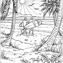 Wonderful Best Summer Coloring Pages Images On Colouring Dover Haven Bonnie Scenes Adult