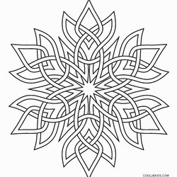 Peerless Printable Snowflake Coloring Pages For Kids Adults Snowflakes Color Line Print Drawing Drawings