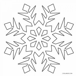 Out Of This World Printable Snowflake Coloring Pages For Kids Snowflakes Page