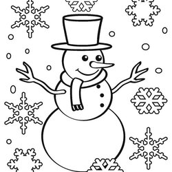 Fantastic Printable Snowflake Coloring Pages For Kids Snowflakes Christmas Print Snowman Winter Drawing Color