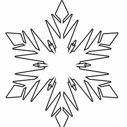 Supreme Printable Snowflake Coloring Pages For Kids Frozen Colouring Sheets Template Christmas Choose Board
