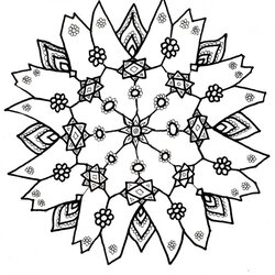 Spiffing Get This Free Snowflake Coloring Pages To Print Out Snowflakes Printable Christmas Colouring Color