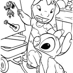 Eminent Free Easy To Print Stitch Coloring Pages Lilo Explain