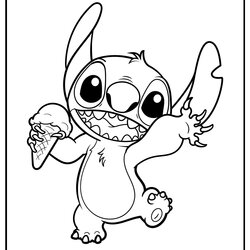 Cool Stitch And Angel Coloring Pages Home