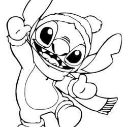 Magnificent Disney Lilo And Stitch Coloring Pages For Kids Images Children