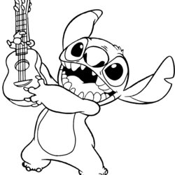 Wizard Stitch Coloring Pages For Educative Printable Cartoon Lilo