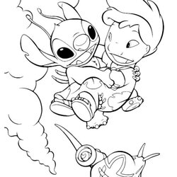 Free Printable Lilo And Stitch Coloring Pages For Kids Disney Cartoon Adult Characters