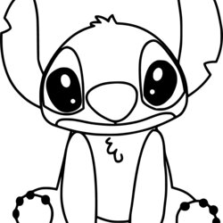 Fantastic Lilo And Stitch Coloring Pages Cute