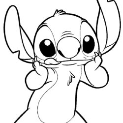 Superlative Stitch Coloring Pages For Educative Printable Kids