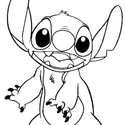 Worthy Stitch Coloring Page Home Lilo